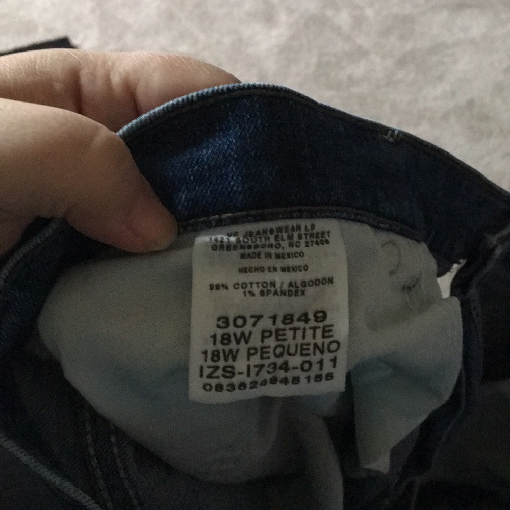Lee jeans 18w petit relaxed straight leg mom jeans - Picture 6 of 6